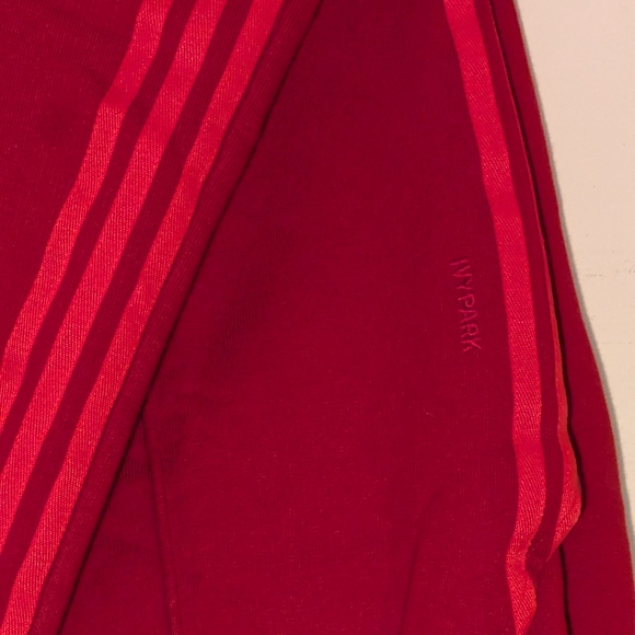 adidas x Ivy Park French Terry Unisex Sweatpants - Intense Red - Picture 6 of 7